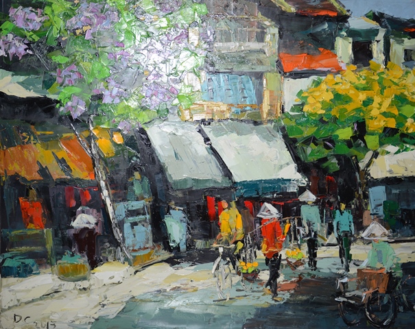 Tranh Sơn Dầu Phố